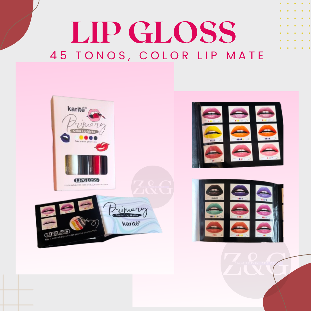 KARITE LIPS - Labial Lipgloss crea más de 45 tonos